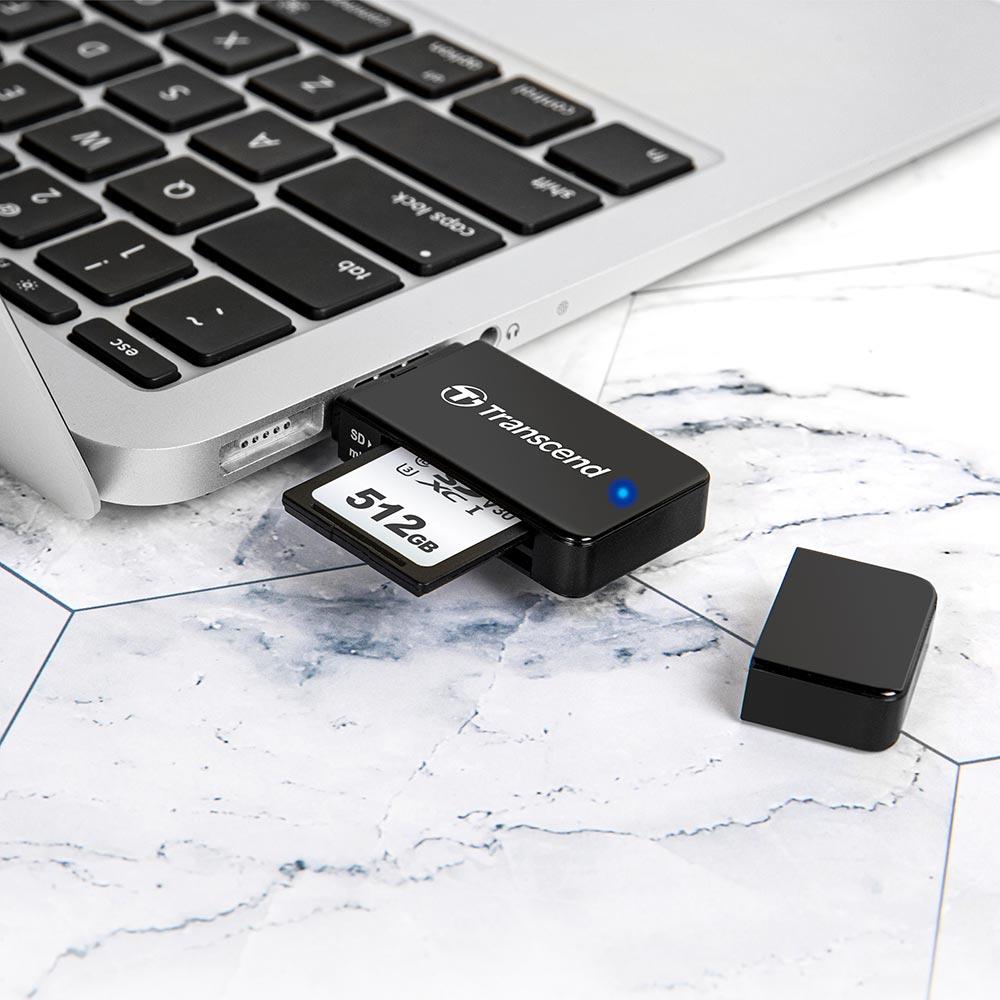 Transcend RDF5 SD ja microSD muistikortinlukulaite - Image 2