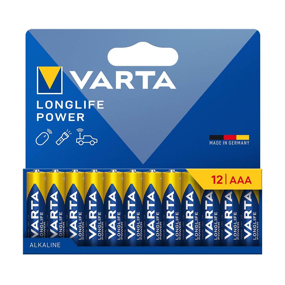 Varta Longlife Power paristo AAA, 12 kpl