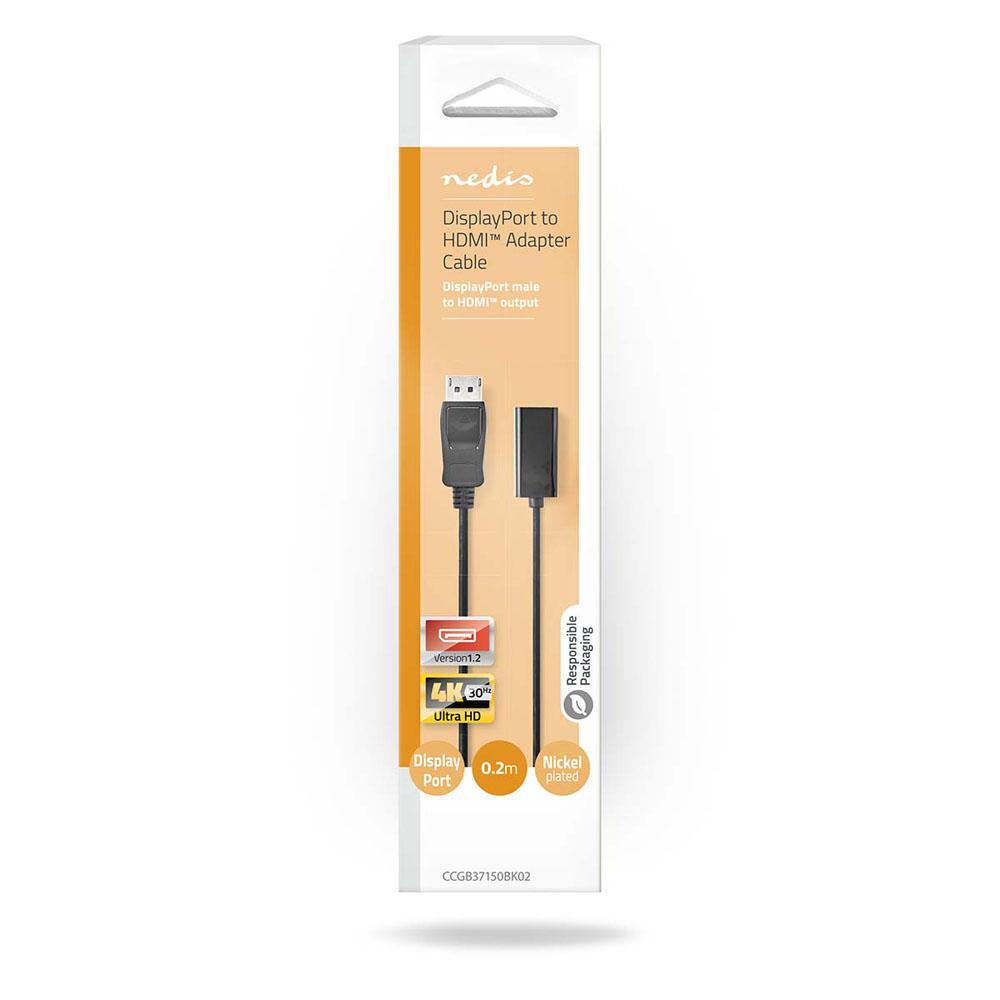 Nedis displayport - HDMI sovitin, 20 cm - Image 2