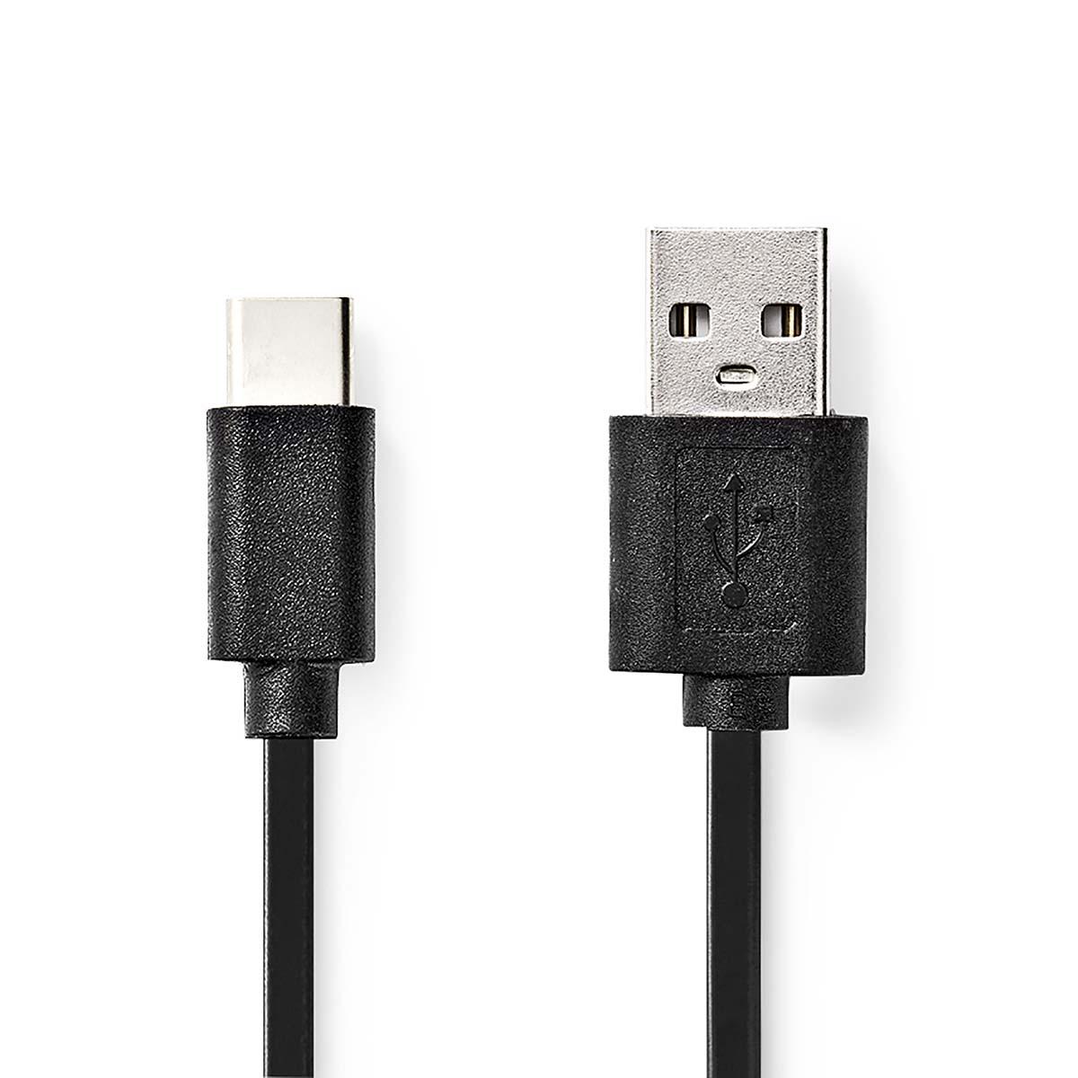 Nedis USB 2.0 A-C kaapeli, 1 m