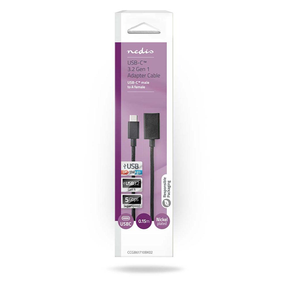 Nedis USB 3.0 C - A adapteri, 15 cm - Image 2