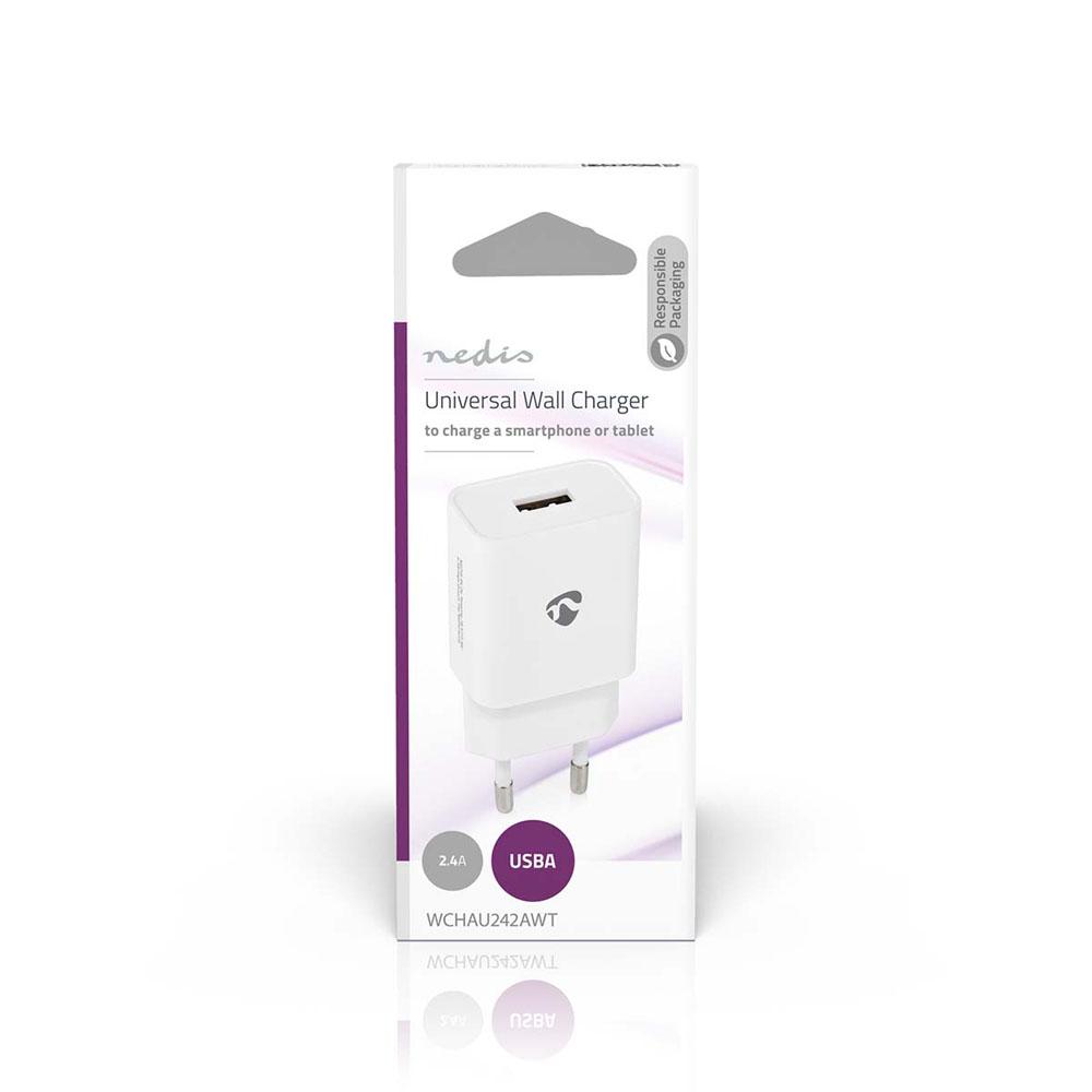 Nedis USB A seinälaturi, 2,4 A - Image 2