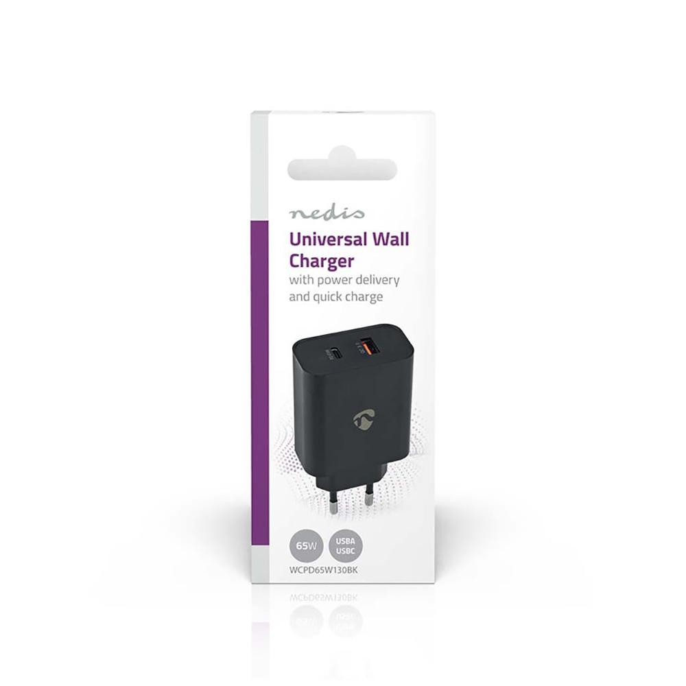 Nedis USB C / USB A seinälaturi, 2 paikkaa - Image 2